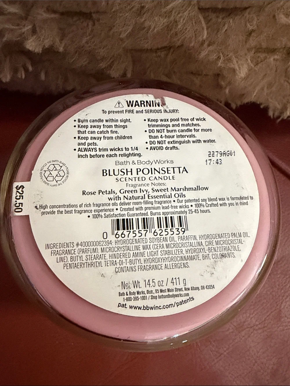 Bath & Body Works fragrant blush